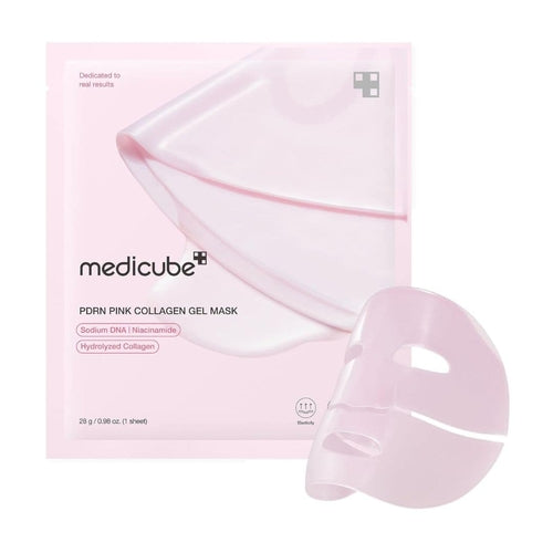 (4 Units) Medicube PDRN Pink Collagen Gel Mask Box